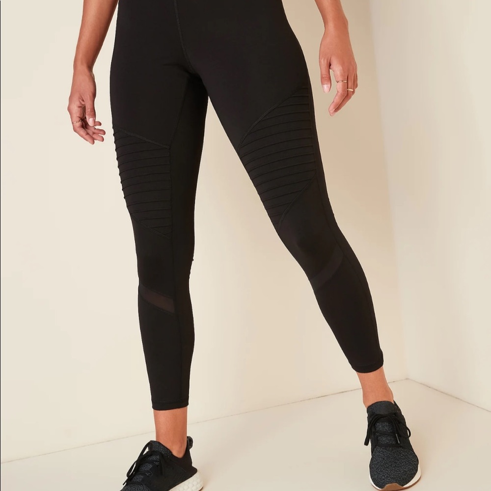 High-Waisted Elevate Moto 7/8-Length Leggings